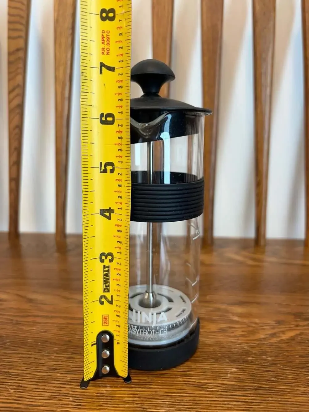 Ninja Coffee Bar Easy Frother Manual Milk Press